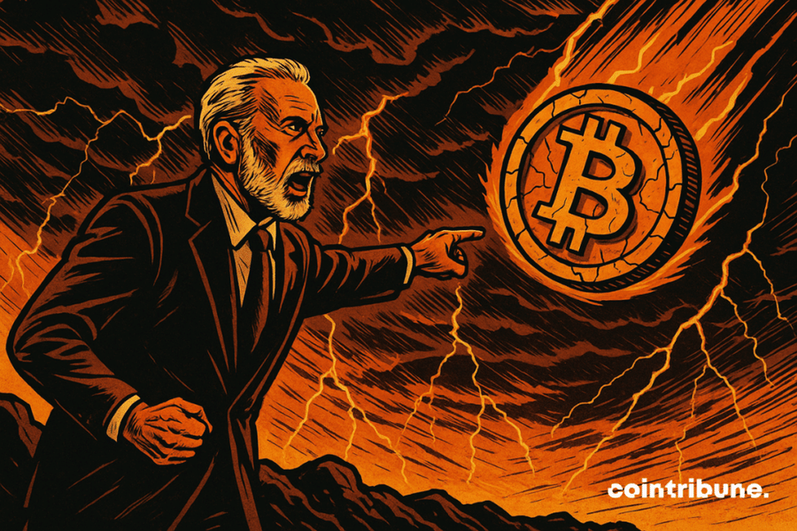 Bitcoin Drops 32% Compared to Gold, Analyst Warns of Possible Collapse